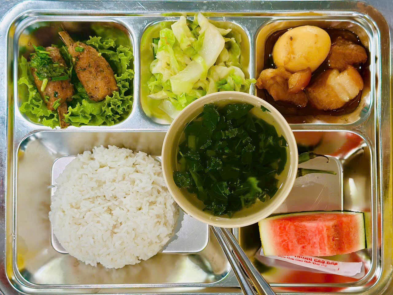 Cơm hộp dinh dưỡng - Cá diêu hồng chiên xù
